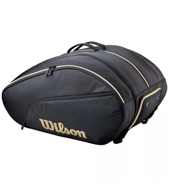 Badge Bag Wilson Defy V1 Black / Dorado 3
