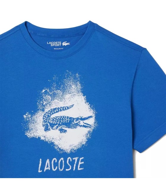 Maglietta Grafica Blu Lacoste Sport | IPONTENNIS