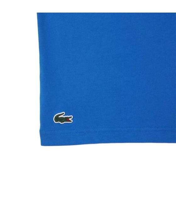 T-shirt Bleu Graphique Lacoste Sport | Ipontennis