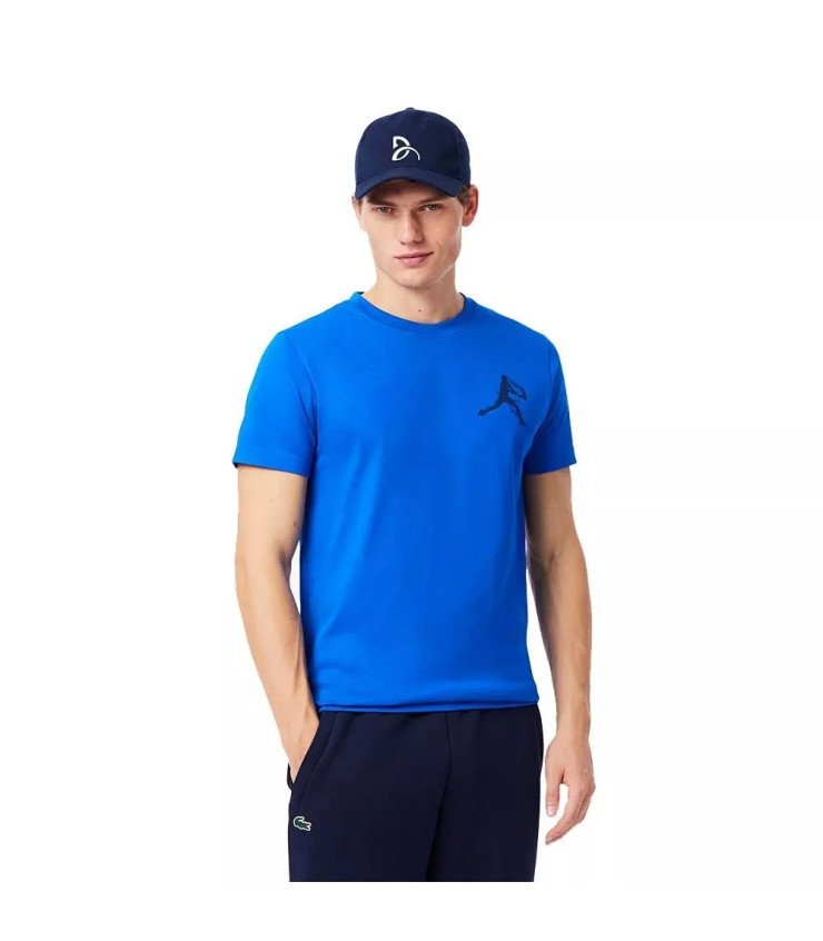 Pack Camiseta + Gorra Lacoste Tennis x Novak Djokovic Azul 2