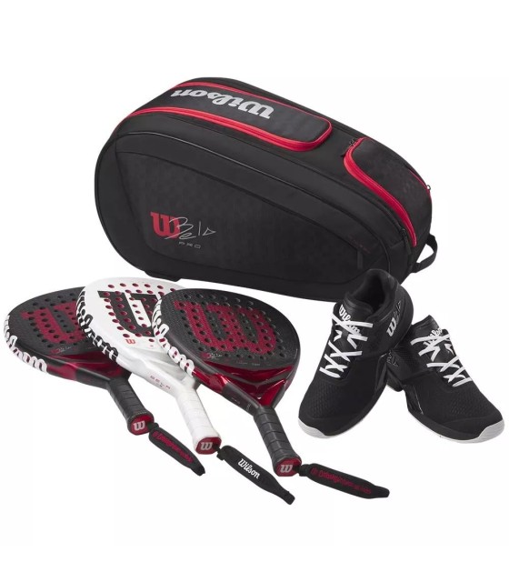 Bolsa de Pádel Wilson BELA Super Tour Negra / Roja 4