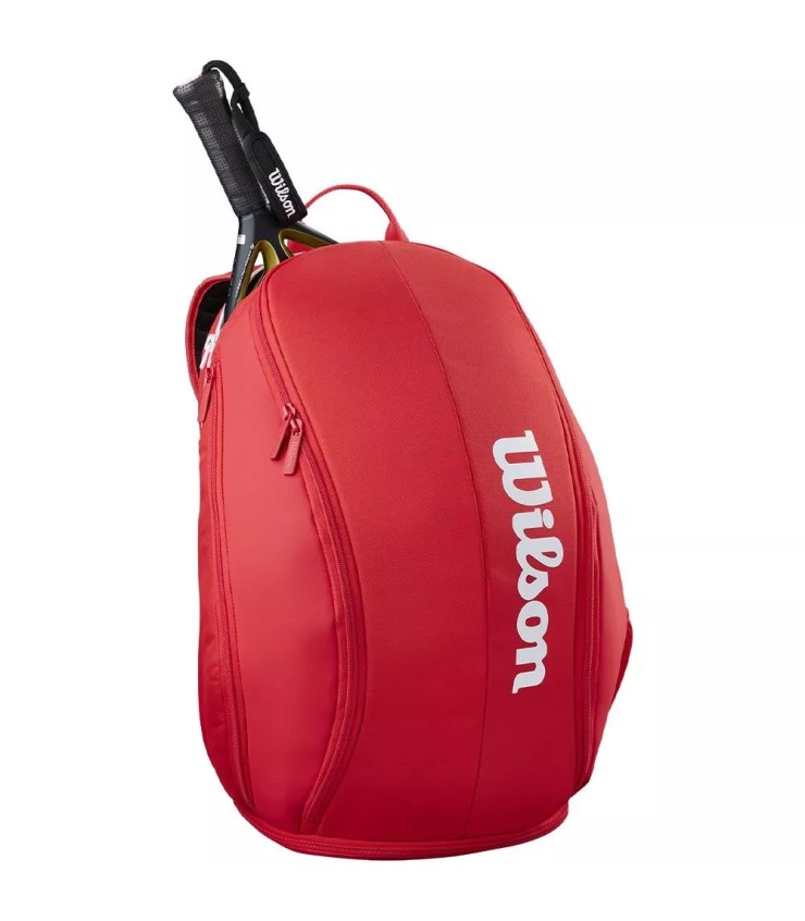 Red backpack Wilson Super Tour Padel 4