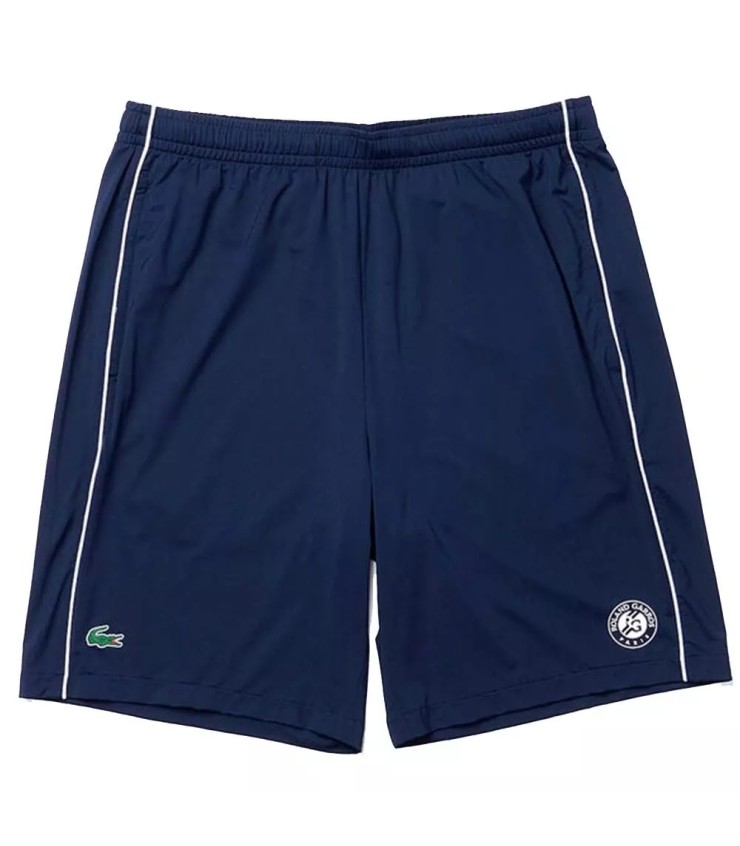 Marineblaue Shorts Lacoste Sport Roland Garros