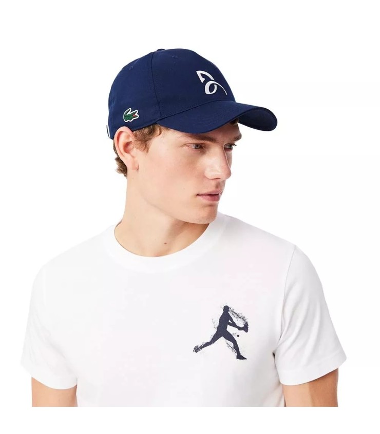 Pack Camiseta Gorra Lacoste Tenis x Novak Djokovic Branca | IPONTENNIS