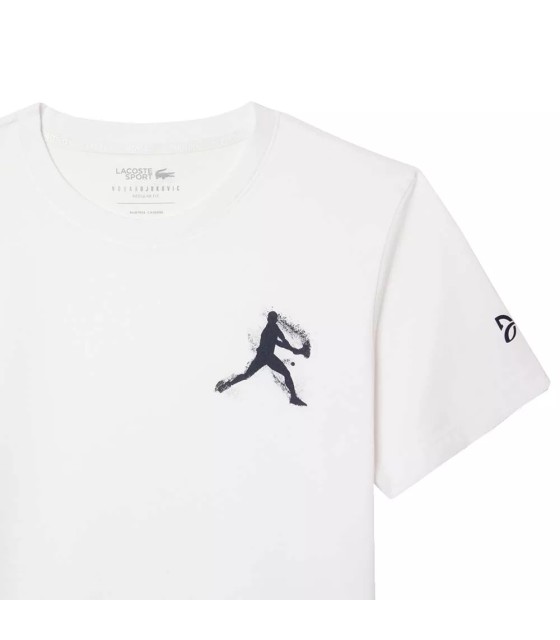 Pack T-Shirt Kappe Lacoste Tennisschuhe x Novak Djokovic Weiß | IPONTENNIS