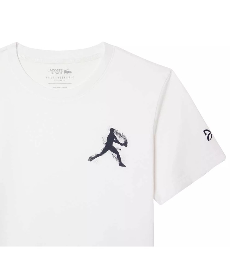 Pack T-Shirt Kappe Lacoste Tennisschuhe x Novak Djokovic Weiß | IPONTENNIS