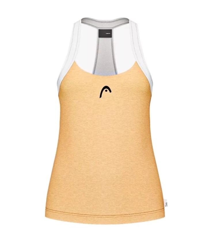 Camiseta sin mangas Head Play Tech Amarilla 1