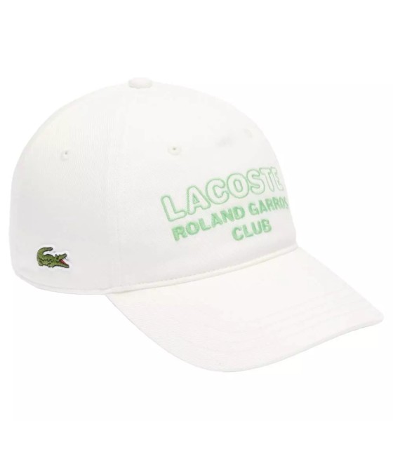 Lacoste Roland Garros Club Blanc Cap 1