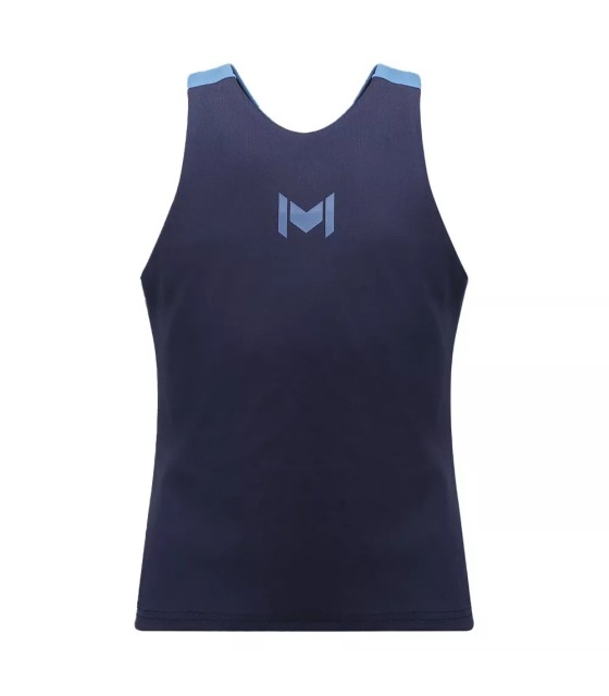 Camiseta sin mangas para niña Mouratoglou Match azul marino 1