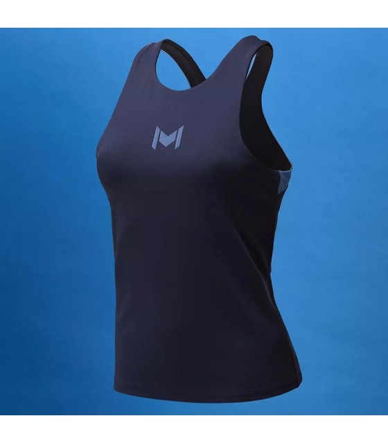 T-shirt à manches murales Mouratoglou bleu marine bleu 2