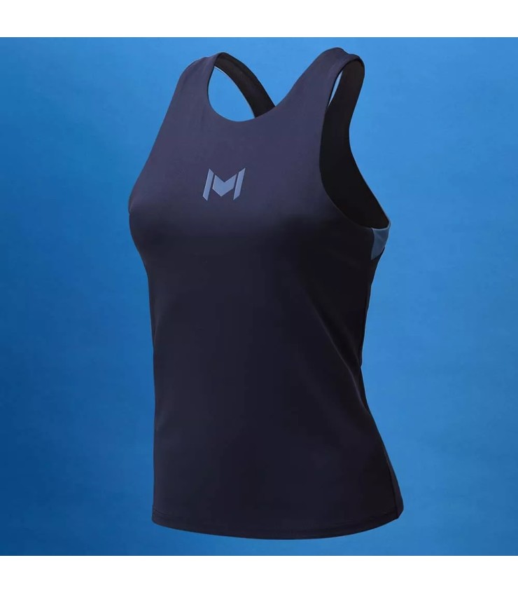 T-shirt à manches murales Mouratoglou bleu marine bleu 2