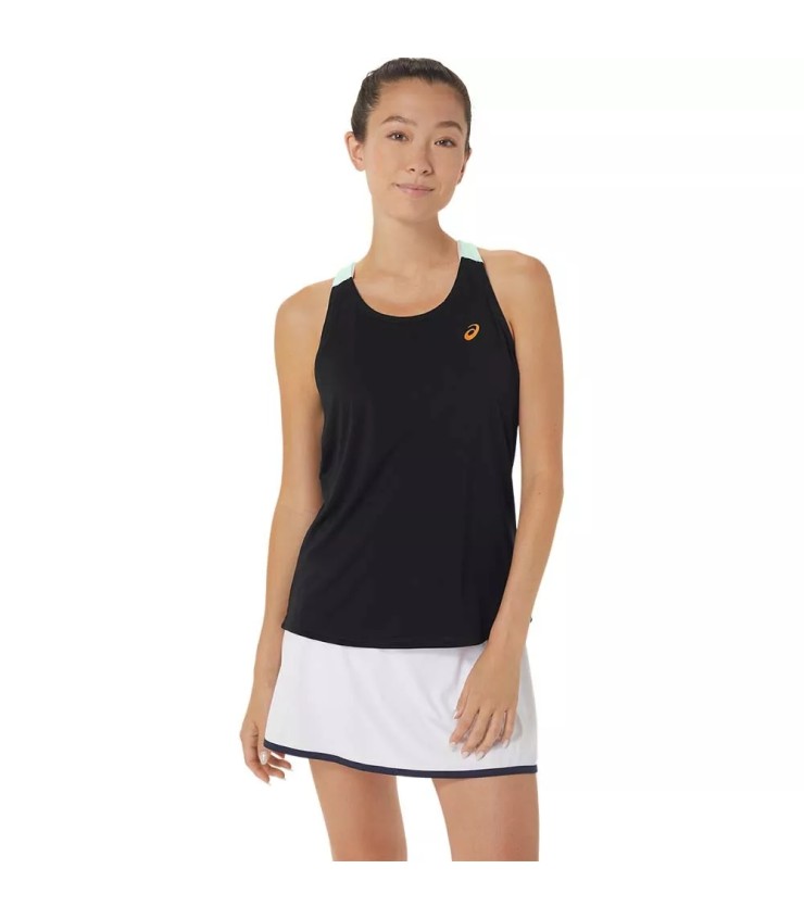 Asics Court Tank Top Schwarz / Mint 1