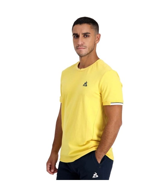 Camiseta Le Coq Sportif Clay Court 83 Amarilla 2