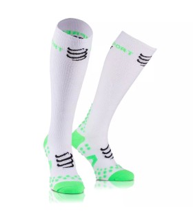 Calcetines de recuperación Compressport Racket Full Socks blancos 1