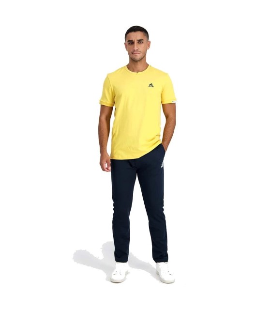 Le Coq Sportif Clay Court T-Shirt 83 Yellow | Ipontennis