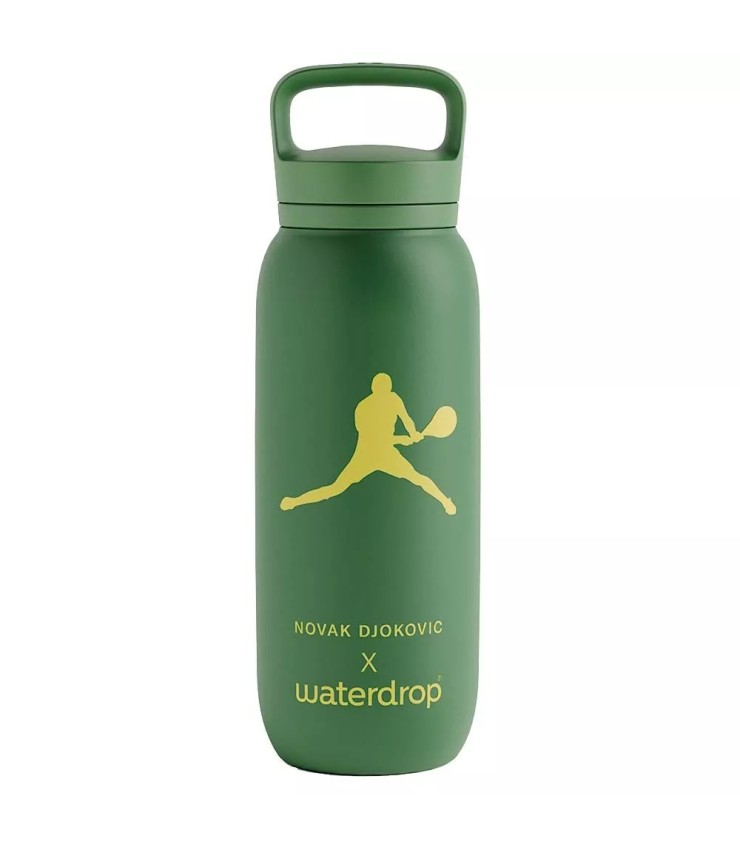 Garrafa térmica Waterdrop Novak Djokovic 600ml Verde 1