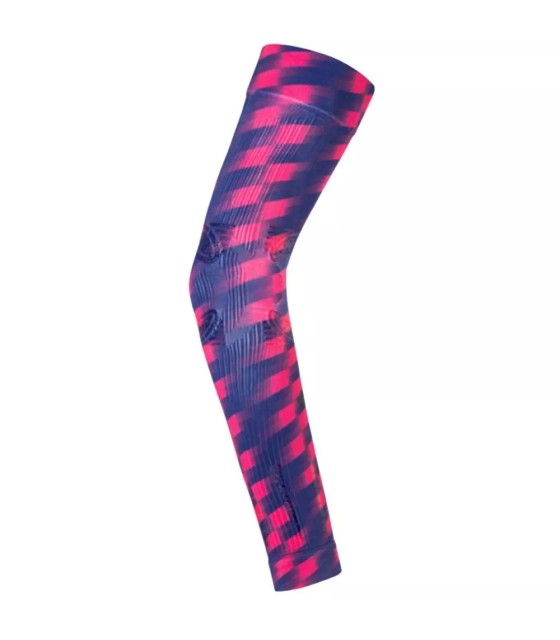 Manicotto sportivo non filtrante floxy Tokyo Blue / Rosa 2
