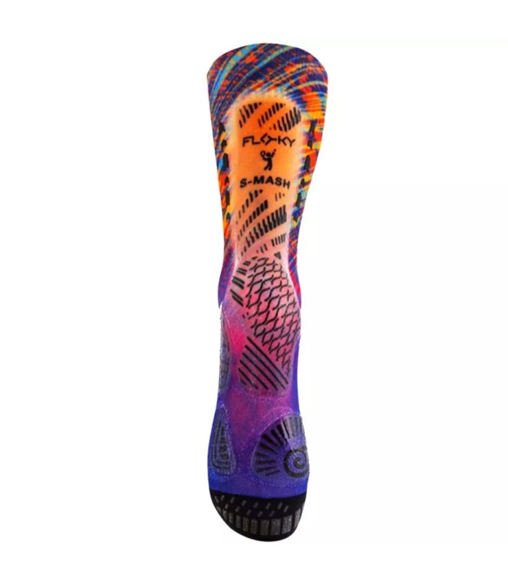 Floky S-Mash Compression Socks 3D Fantasy Rio Blue / Orange 2