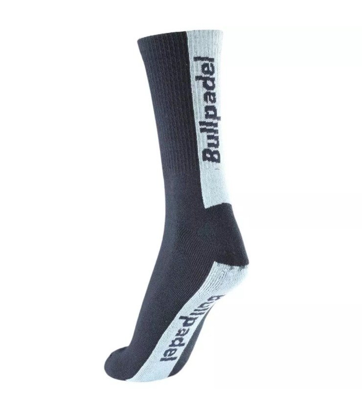 Schwarz / weiße Bullpadel-Socken - Grün / Marineblau (3 Paare) 2