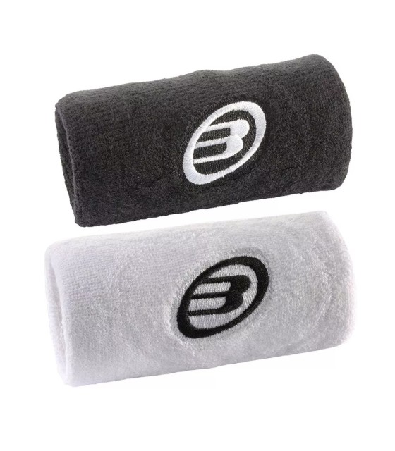 Wristbands Bullpadel BPMU262 white / black x 2 1