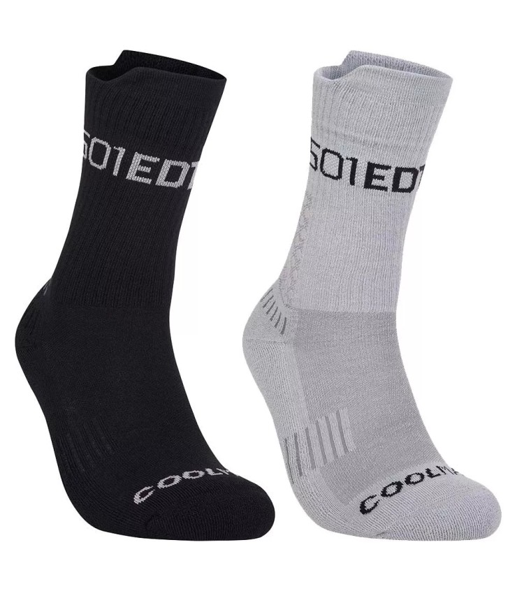 Chaussettes de bullpadel BP25PR Noir / Gris (2 paires) 1