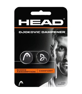 Kopf Djokovic Dämpfer X 2 Schwarze Stoßdämpfer 1