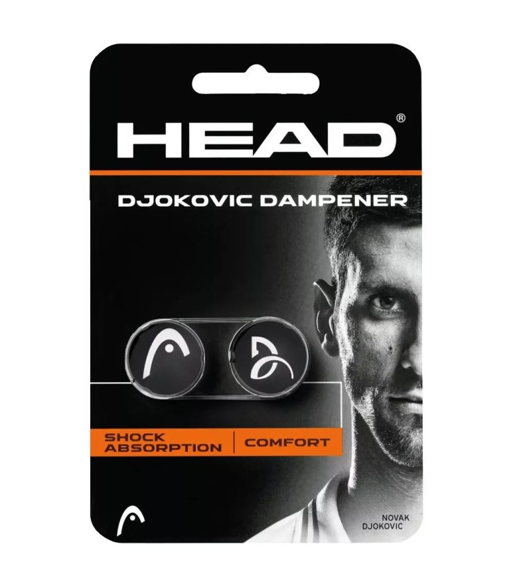 Head Djokovic amortisseur x 2 Amortisseurs noirs 1