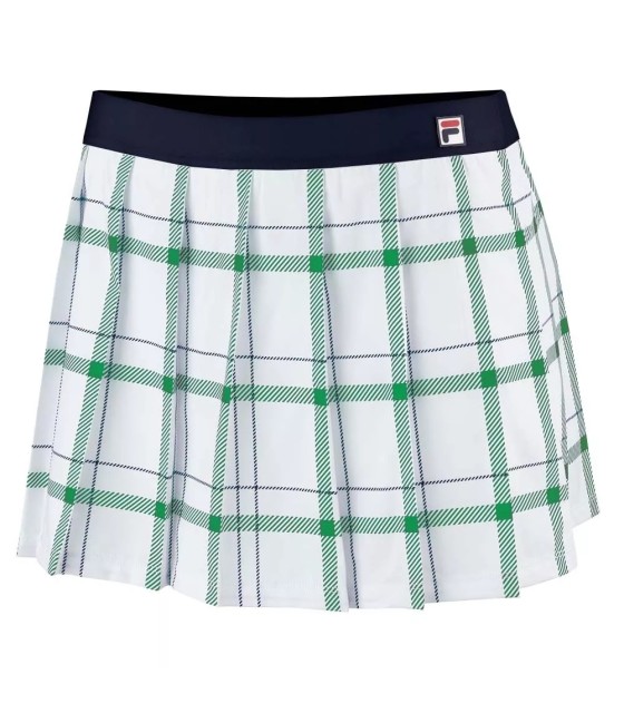 Falda Fila Liv Blanco / Verde 1