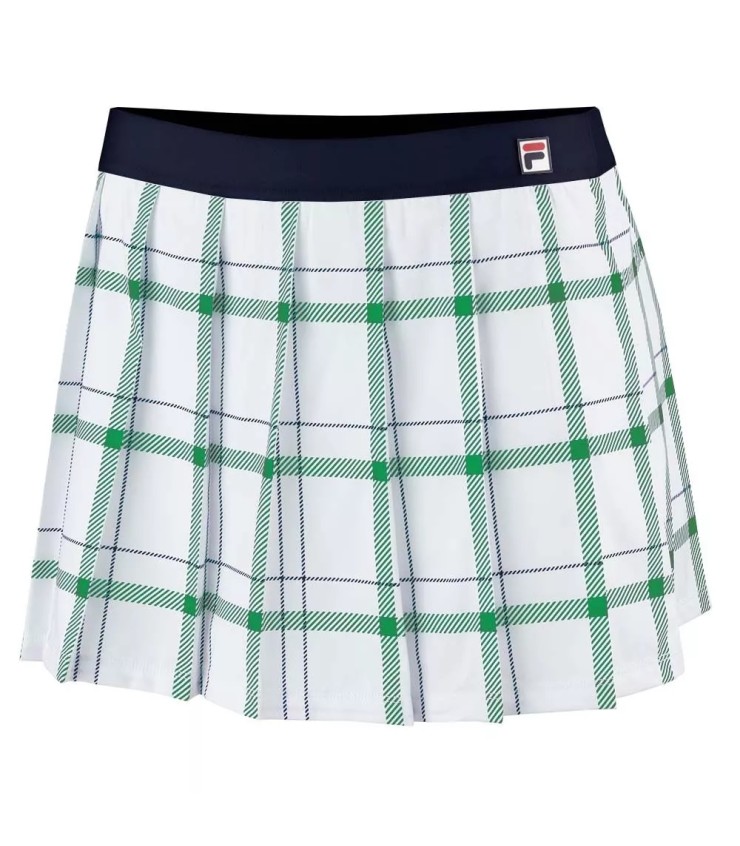 Falda Fila Liv Blanco / Verde 1