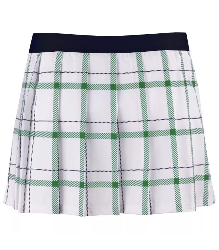 Gonna a riga bianca / verde 2