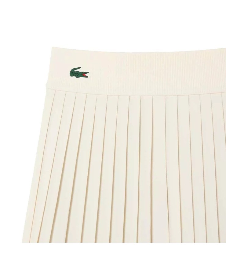 Saia de tênis bege Lacoste 2