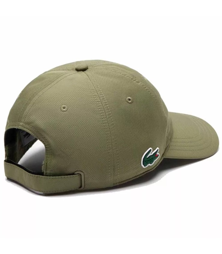 Chapeau lacoste sport vert kaki 2