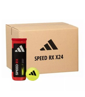 Box mit 24 Booten 3 Bälle adidas Geschwindigkeit RX 1