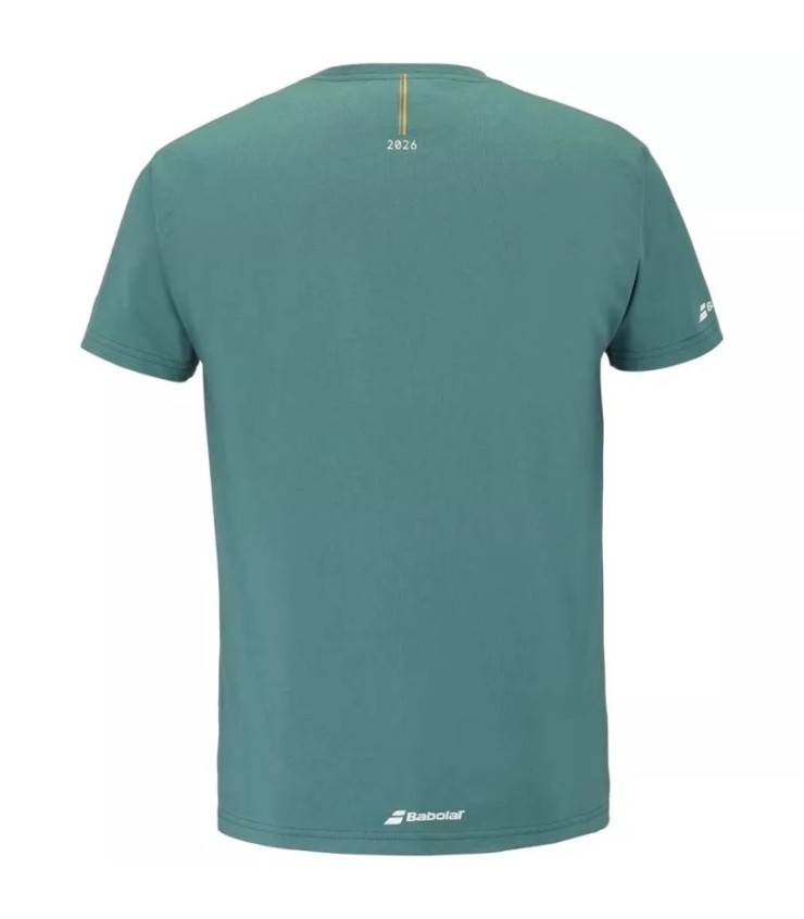 Mensagem de exercício Babolat T-shirt verde 3
