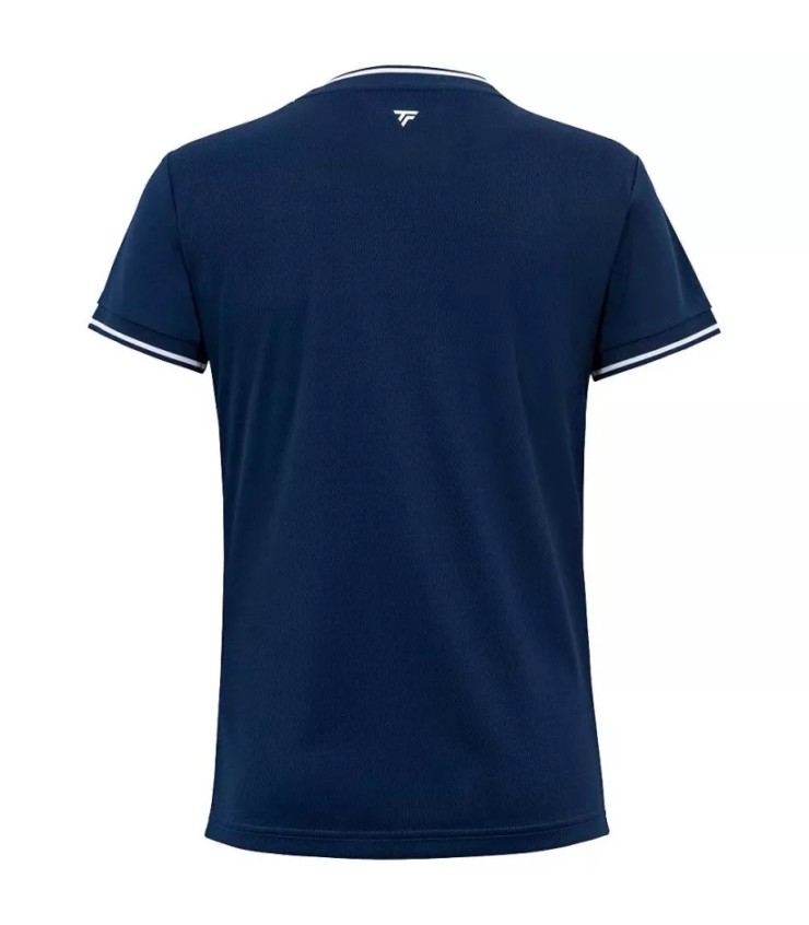 T-shirt das mulheres da Tecnifibre Tecnologia Azul Marinho 2