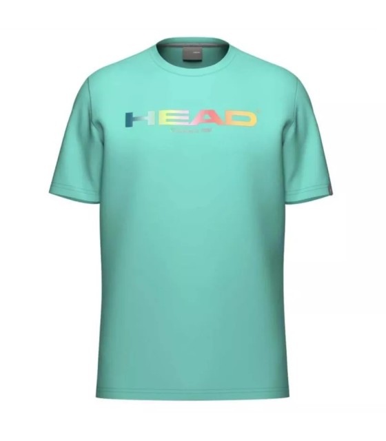 T-shirt de arco-íris da cabeça de turquesa 1