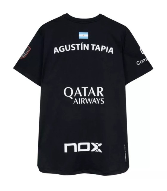 Camiseta Nox AT10 Agustín Tapia 2026 Negra 2