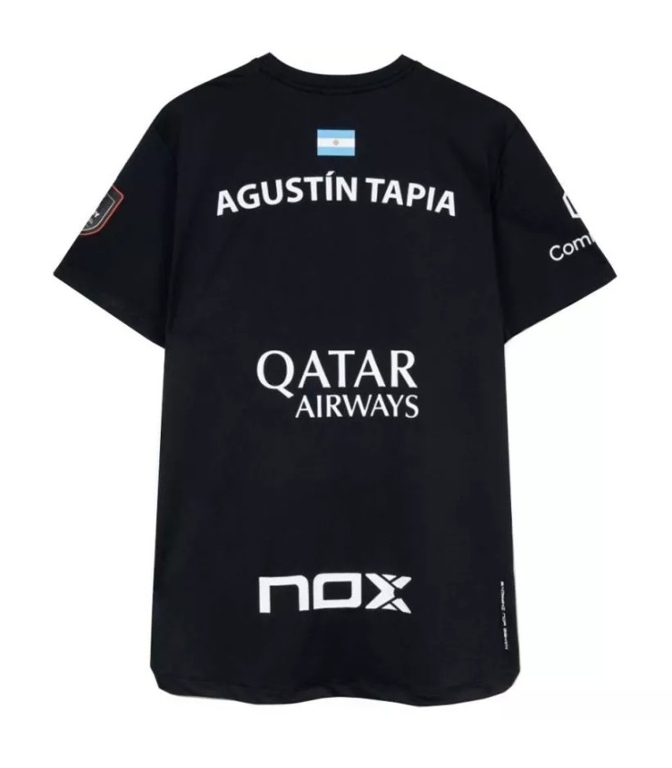 Camiseta Nox AT10 Agustín Tapia 2026 Negra 2