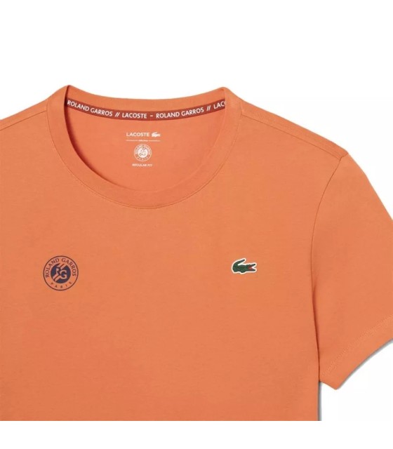 Tee-shirt Lacoste Roland Garros orange tennis 2