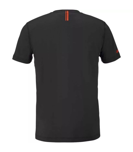 Babolat exercício gráfico t-shirt preto 2
