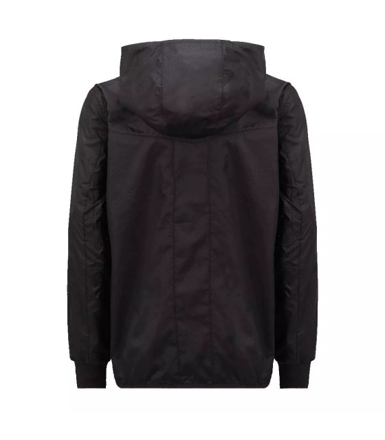 Schwarze Mouratoglou Kapuzenjacke für Mädchen | Ipontennis