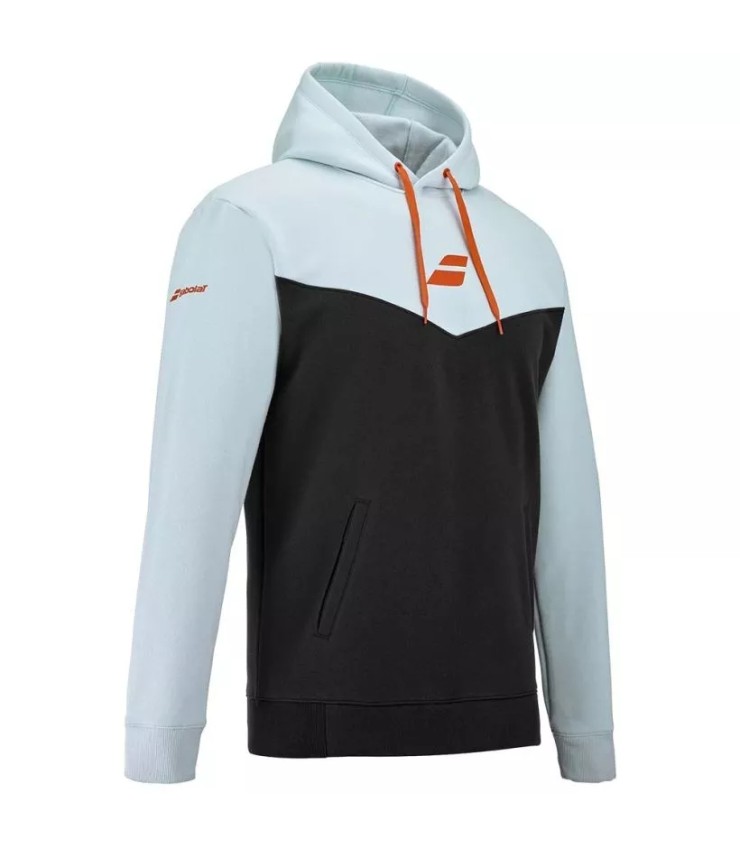 Babolat Training Hoodie Hellblau / Schwarz 2