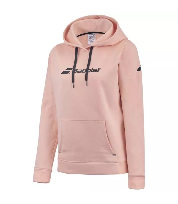 Babolat-Übungsfrauen-Hoodie-Pulver-Pink 2