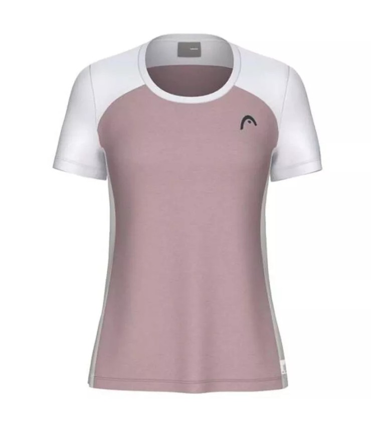Camiseta Head Women's Petite Play Rosa Empolvado 1