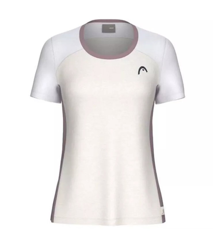 T-shirt de tênis da cabeça da cabeça da cabeça - Blanca 1