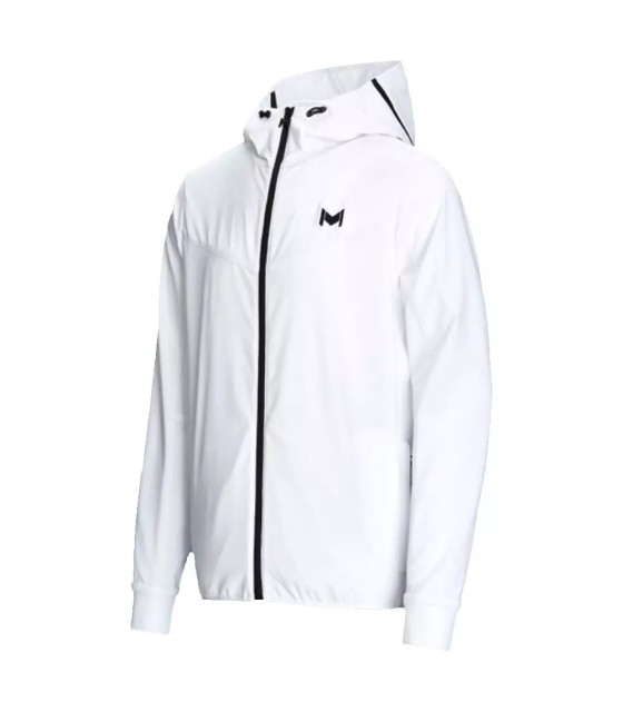 Veste à capuche Mouratoglou pour enfants blanche | Ipontennis