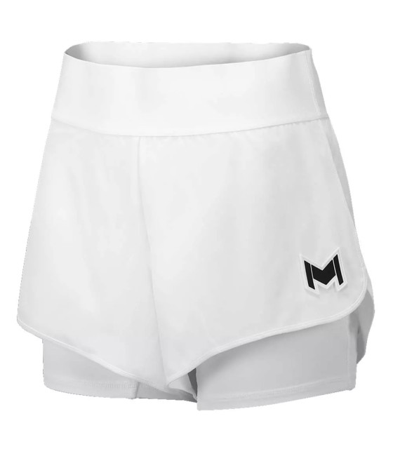 Weiße Damenshorts Mouratoglou Match | Ipontennis