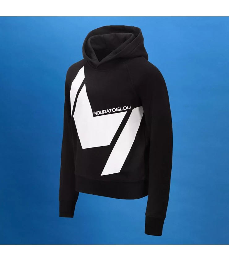 Sudadera con capucha negra para chicas de Mouratoglou 2