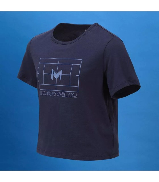 Mouratoglou Trainingsshirt für Mädchen Marineblau | Ipontennis