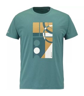 T-shirt Babolat exercício mensagem verde 1